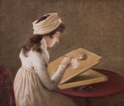 Retrato de un artista, c.1800 de European School